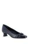 Easy Street Waive Square Toe Pump In Navy