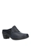 Easy Street Cynthia Comfort Mules Women's Shoes In Navy
