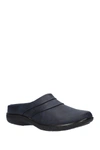 Easy Street Swing Womens Slip On Round Toe Mules In Navy