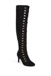 Journee Collection Journee Trill Over-the-knee Lace-up Boot In Black