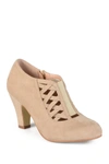 Journee Collection Journee Piper Caged Ankle Bootie In Taupe