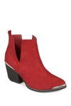 JOURNEE COLLECTION JOURNEE ISSLA METAL TRIM BOOTIE,052574414141