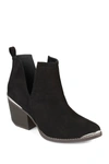 Journee Collection Journee Issla Metal Trim Bootie In Black