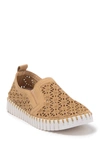 Ilse Jacobsen Hornbaek Tulip Perforated Slip-on Sneaker In Latte