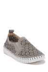 Ilse Jacobsen Hornbaek Tulip Perforated Slip-on Sneaker In Grey