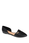 Journee Collection Women's Braely Pointed Toe Flats In Black