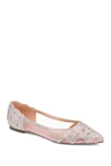 Journee Collection Batavia Rhinestone Flat In Blush