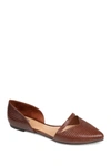 Journee Collection Women's Braely Pointed Toe Flats In Brown