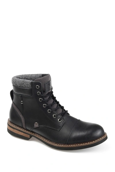 Territory Boots Yukon Cap Toe Ankle Boot In Black