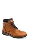 Territory Boots Yukon Cap Toe Ankle Boot In Brown