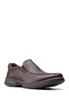 Clarks Bradley Step Mens Leather Slip On Loafers In Brown Tumb