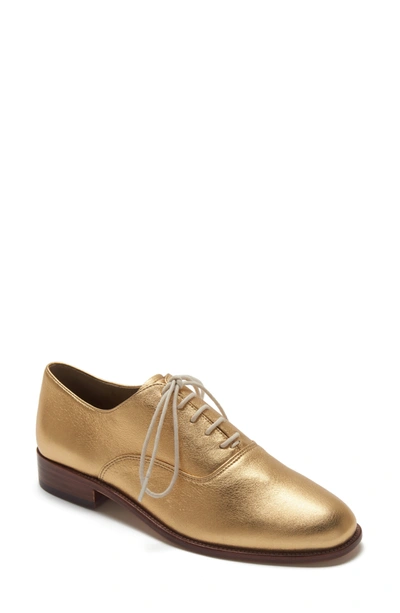 Etienne Aigner Emery Lace-up Oxford In Oro Leather