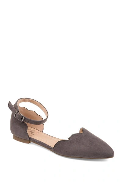 JOURNEE COLLECTION JOURNEE COLLECTION LANA ANKLE STRAP FLAT,052574558760