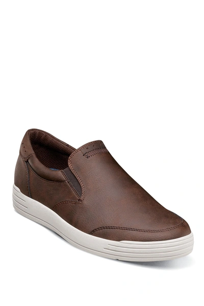Nunn Bush Kore City Walk Slip-on Sneaker In Brown