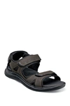 Nunn Bush Rio Vista Mens Faux Leather Slingback Ankle Strap In Brown