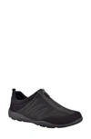 Easy Spirit Be Strong Front Zip Slip-on Sneaker In Blk01