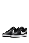 Nike Kids' Court Borough Low Top Sneaker In 002 Black/white