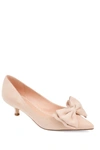 Journee Collection Journee Orana Bow Kitten Heel Pump In Nude