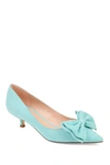 Journee Collection Women's Orana Bow Heels Women's Shoes In Mint