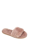 JOURNEE COLLECTION DAWN FAUX FUR SLIPPER,052574829860