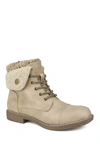 Cliffs By White Mountain Duena Faux Shearling Trimmed Hiking Boot In Naturalmulti/fabric