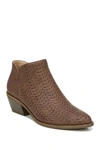Lifestride Payton Laser Cut Bootie In Brown