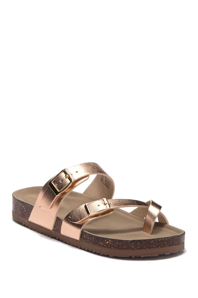 Steve Madden Kids' Beached Slide Sandal In Rose Gold