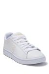 K-swiss Court Shield Leather Sneaker In White/pearl