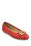 Aerosoles Women's Big Bet Ballet Flats Women's Shoes In Red