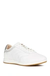 Geox Wavery Leather Sneaker In White