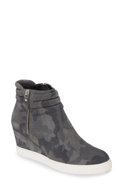 Linea Paolo Frieda Wedge Bootie In Bl/dgry