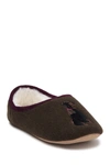 Joules Slippet Faux Fur Lined Slipper In Blckdog