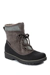 Baretraps Springer Faux Shearling Lined Waterproof Cold Weather Boot In Gunmetal