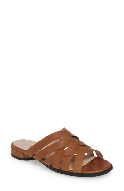 Ecco Flat Sandal In 01034camel