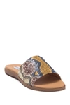 Steve Madden Kailey Slide Sandal In Multi Snak