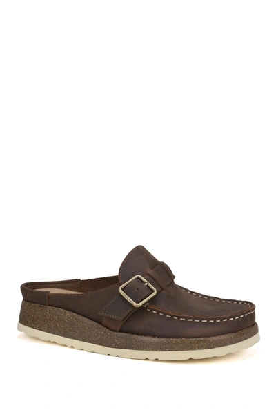 White Mountain Footwear Bayhill Mule In Brown/leather
