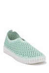 Ilse Jacobsen Hornbaek Tulip 139 Perforated Slip-on Sneaker In Laurel Green