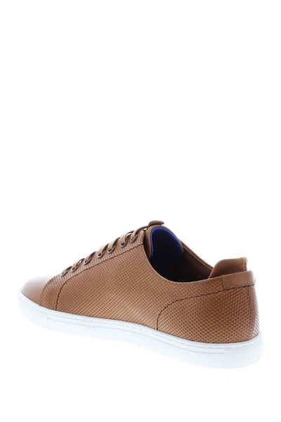 English Laundry Oscar Leather Sneaker In Tan