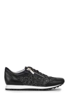 Amalfi By Rangoni Fedro Low Top Sneaker In Black Miniera