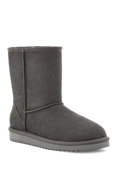 Koolaburra By Ugg Classic Faux Shearling Short Boot In Stone Grey