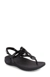 Rockport Ramona Womens Slingback Open-toe Thong Sandals In Black