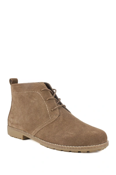 White Mountain Footwear Auburn Suede Bootie In New Chestnut/suede