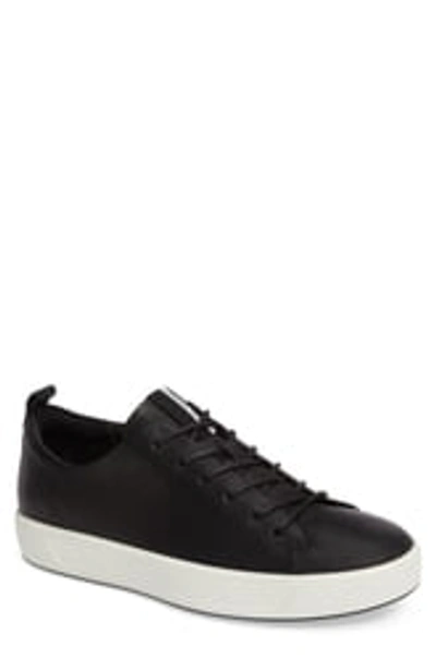 Ecco Soft 8 Sneaker In 01001black