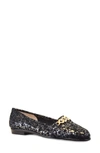 Amalfi By Rangoni Oste Loafer In Geometric Printed Leather