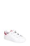 Adidas Originals Stan Smith Faux Leather Sneakers In Ftwwht/ftw
