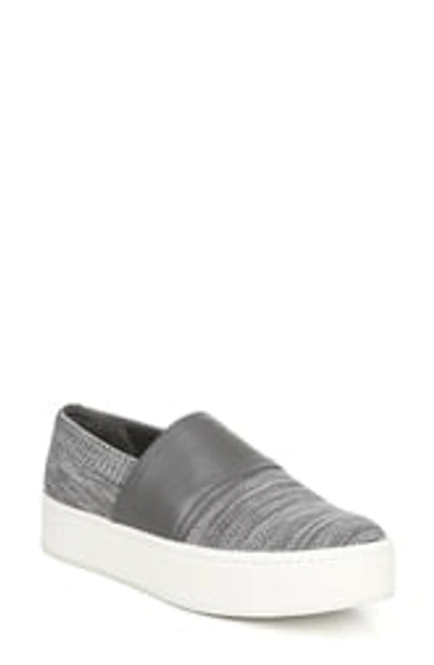 Vince Ward Knit Slip-on Sneaker In Grey