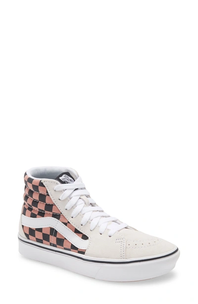 Vans Comfycush Mixed Print Sk8-hi Sneaker In Neutrals