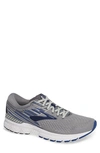 Brooks Adrenaline Gts 19 Running Sneaker In Grey/blue/ebony