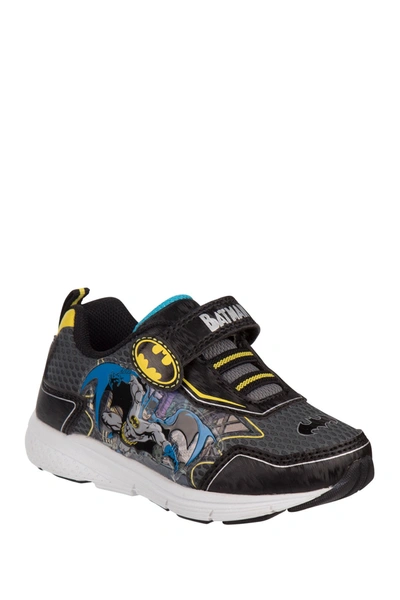 Josmo Kids' Batman Light-up Sneaker In Black/yellow