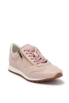 Amalfi By Rangoni Fedro Low Top Leather Sneaker In Rose Miniera